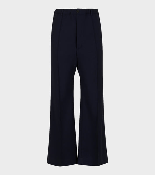 Wool Trousers Deep Blue