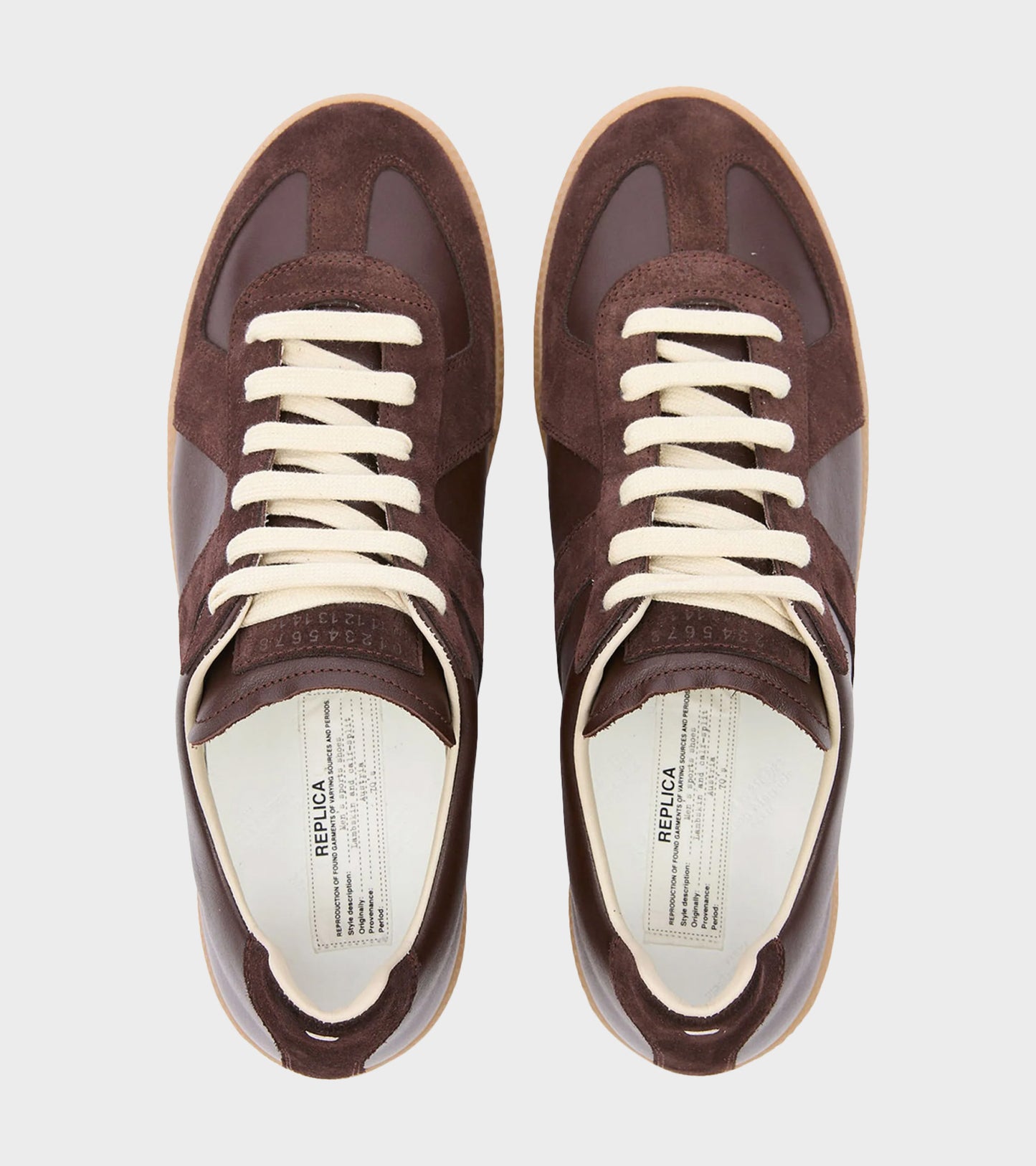 Replica Sneakers Dark Brown