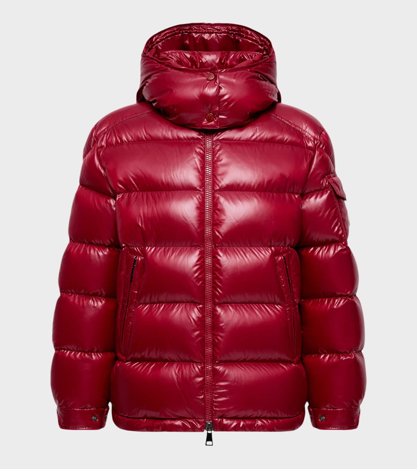 Maire Hooded Down Jacket Red