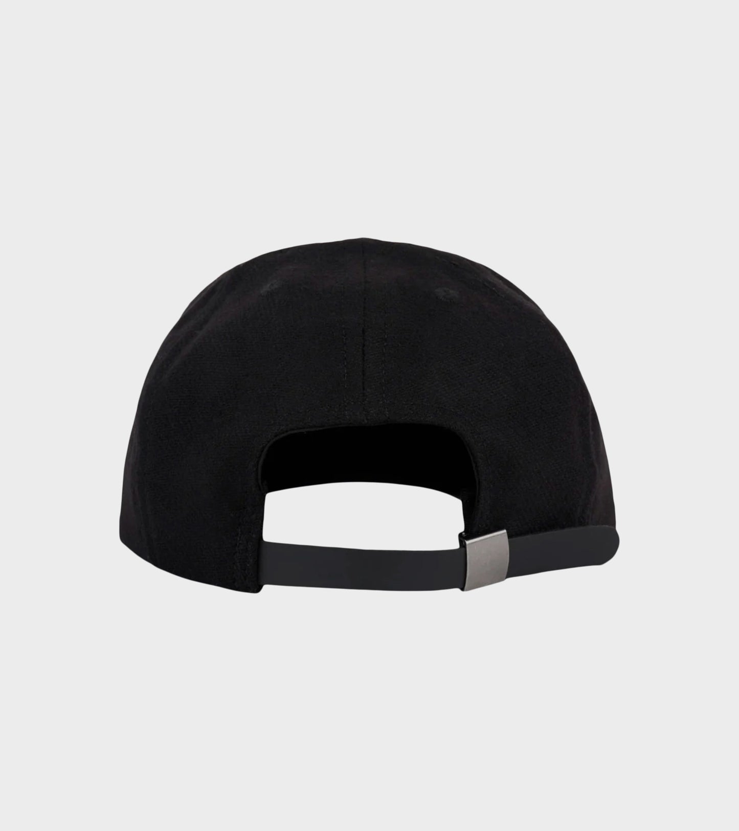 Flannel Logohead 6 Panel Cap Black