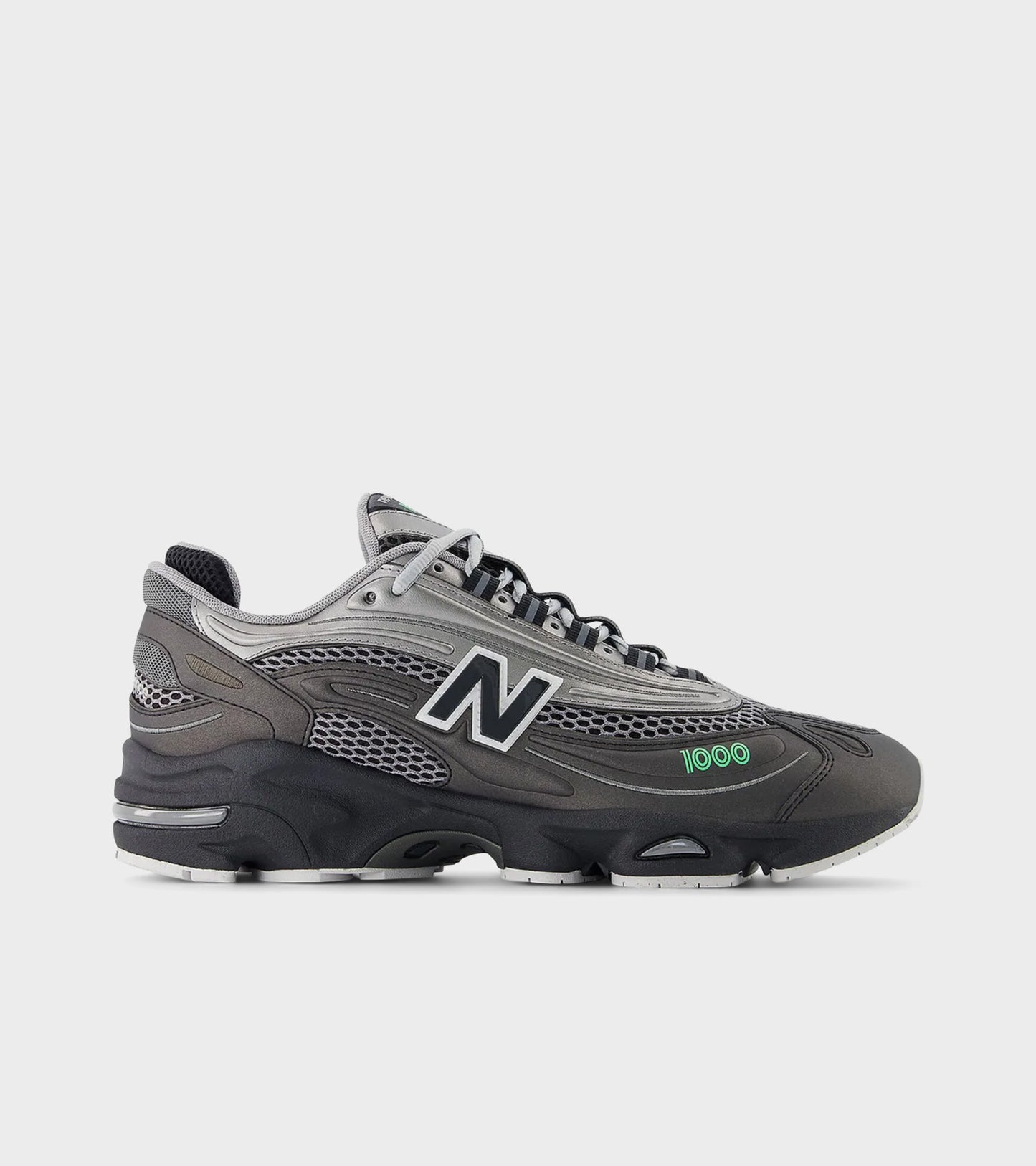 M1000TV1 Black/Dark Silver Metallic/Green