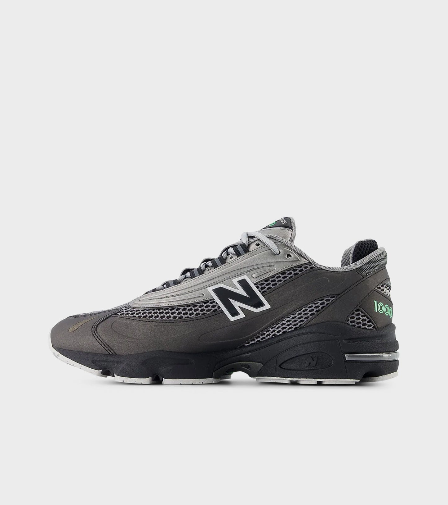 M1000TV1 Black/Dark Silver Metallic/Green