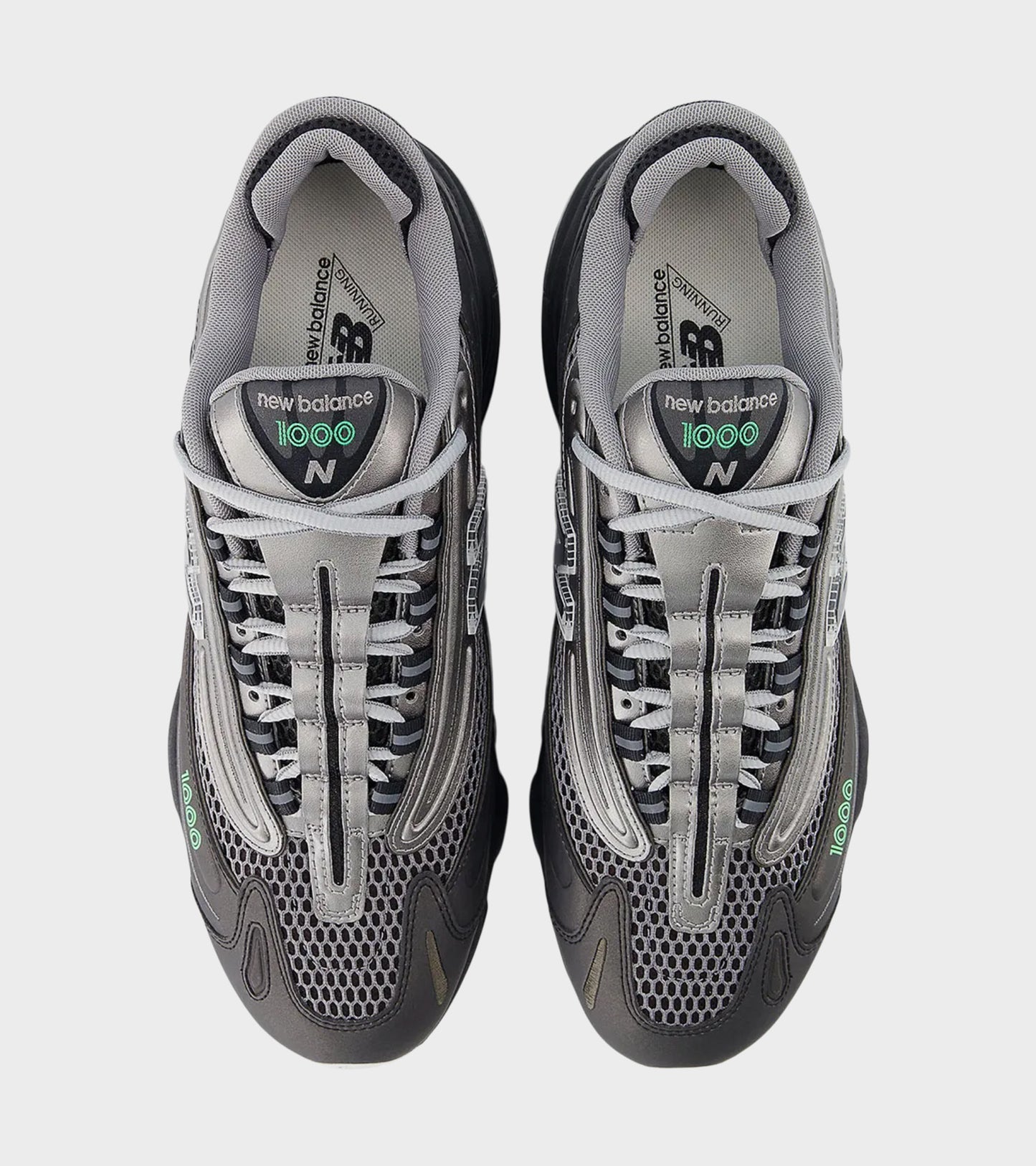 M1000TV1 Black/Dark Silver Metallic/Green