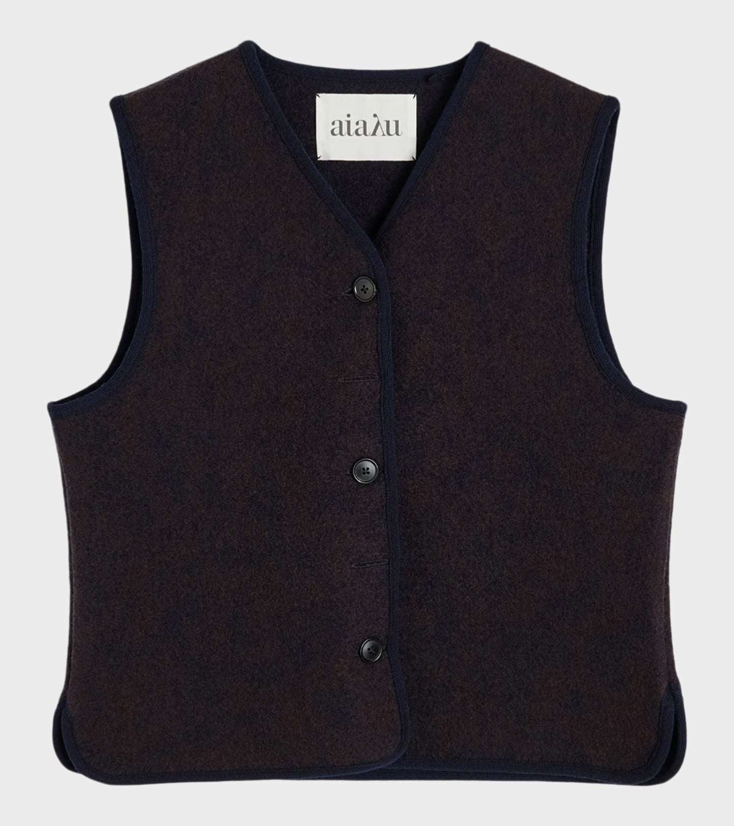 Hilda Vest Navy Melange