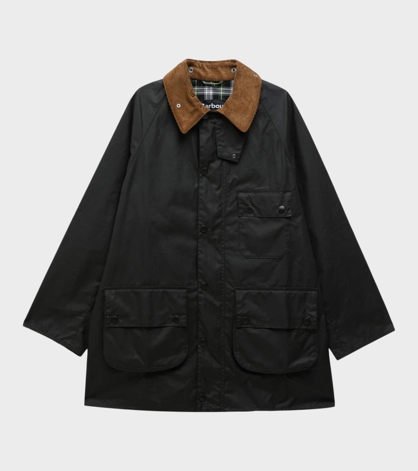 Barbour OS Solway Wax Jacket Sage