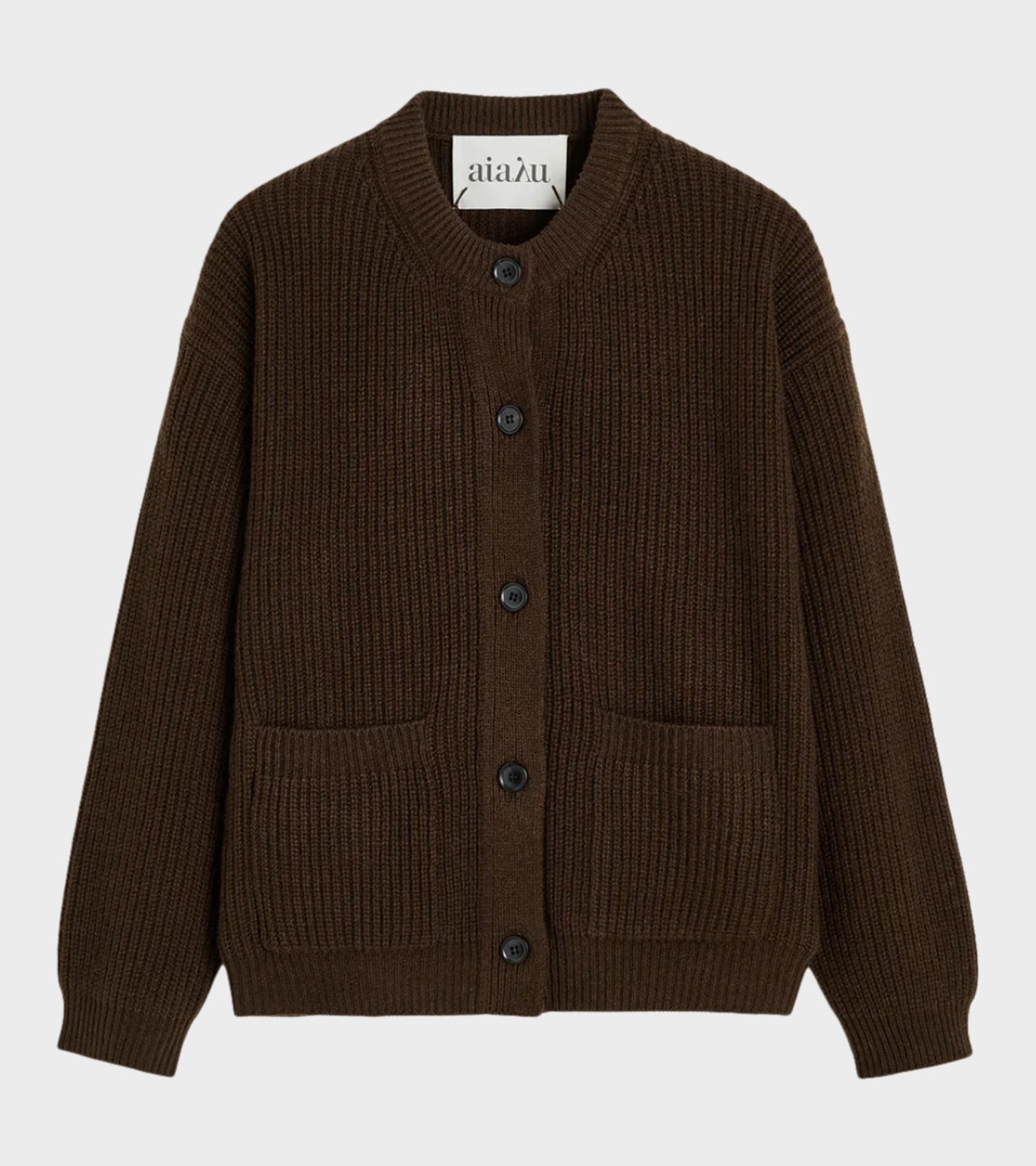 Bine Cardigan Dark Brown