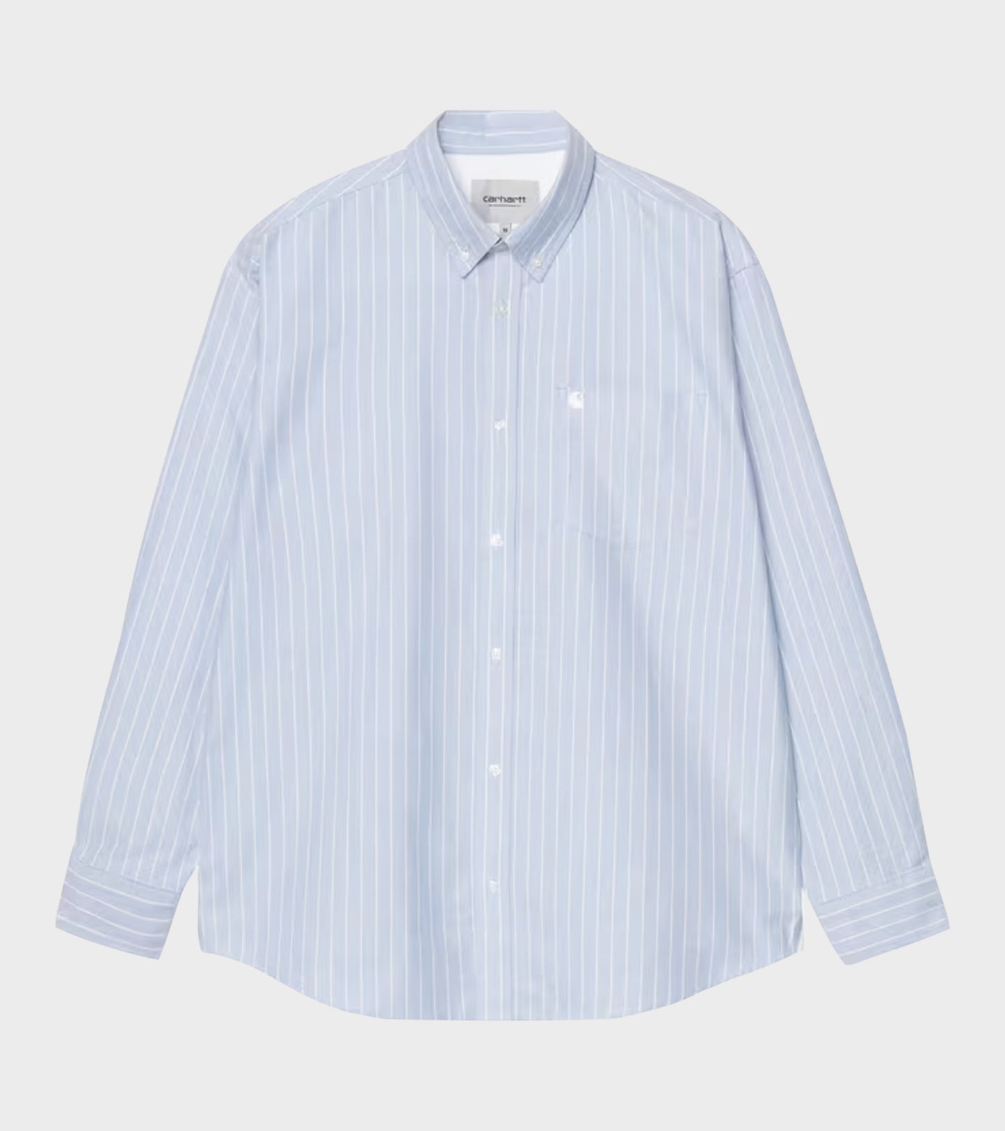 L/S Cassel Stripe Shirt Bleach/White