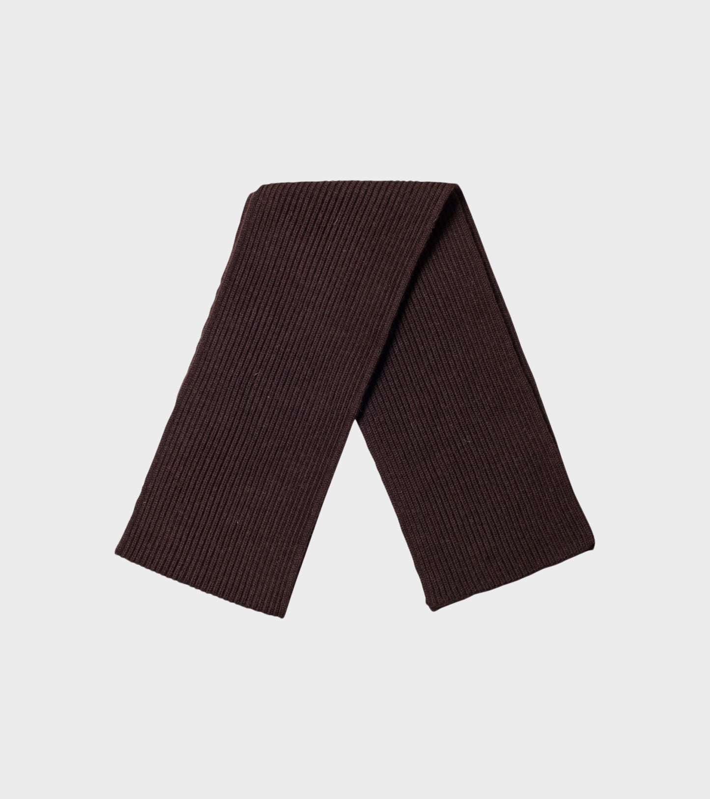 Short Scarf Natural Brown