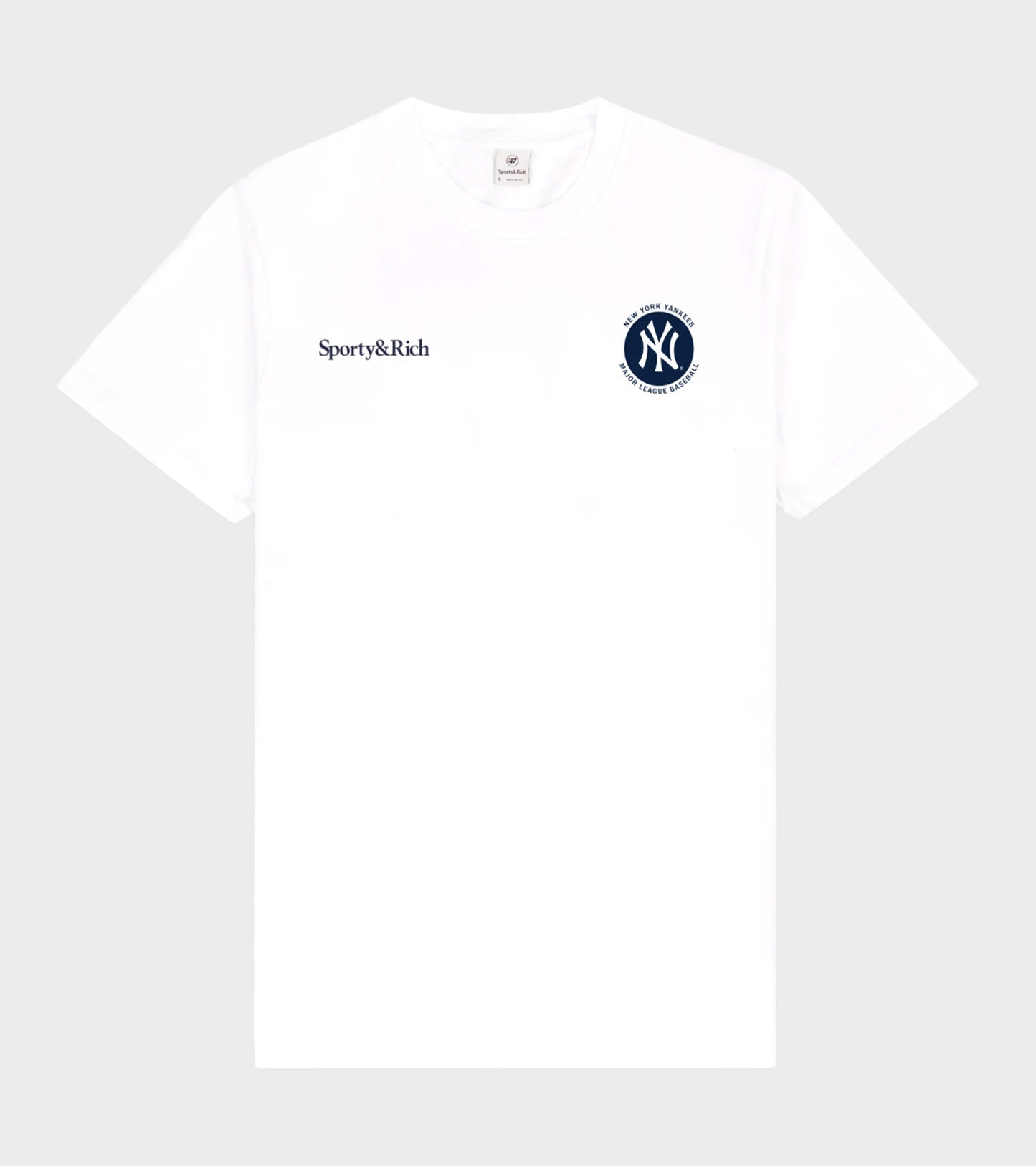Major League T-shirt White/Navy