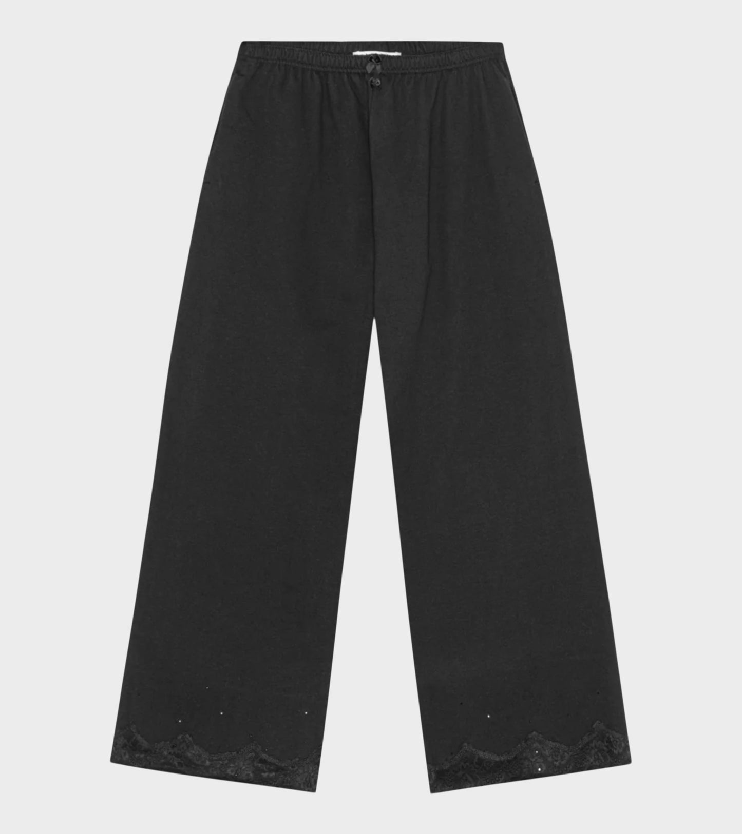 Lace Sweatpants Black
