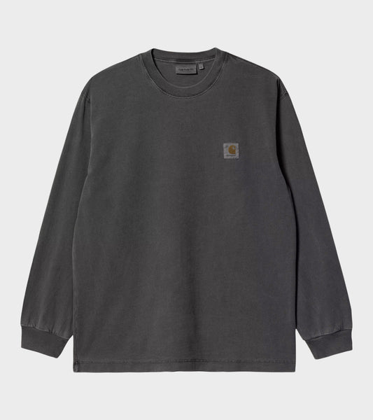 L/S Vista T-shirt Garment Dyed Black