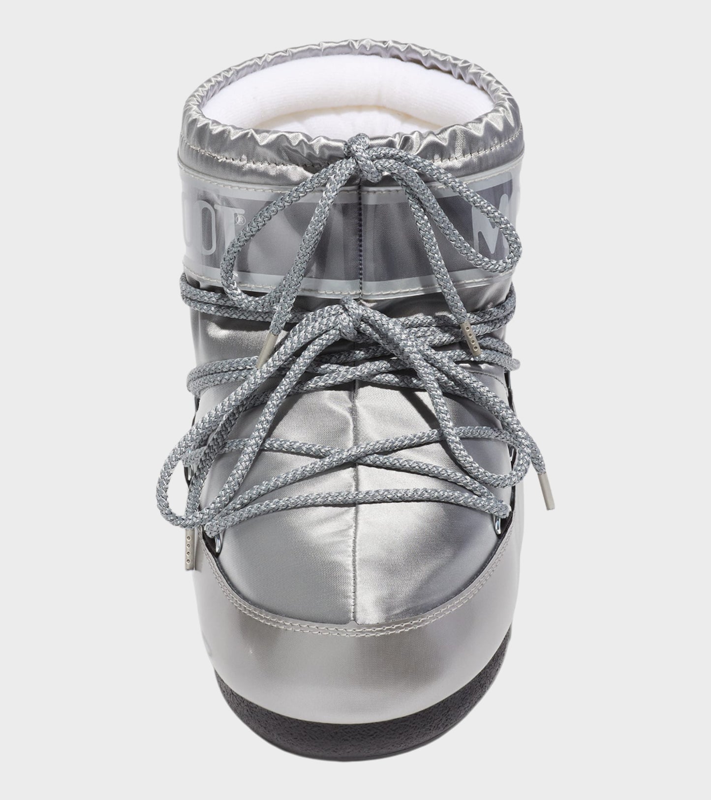 Moon Boot Icon Low Glance Satin Silver