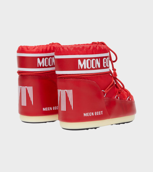 Moon Boot Icon Low Nylon Red