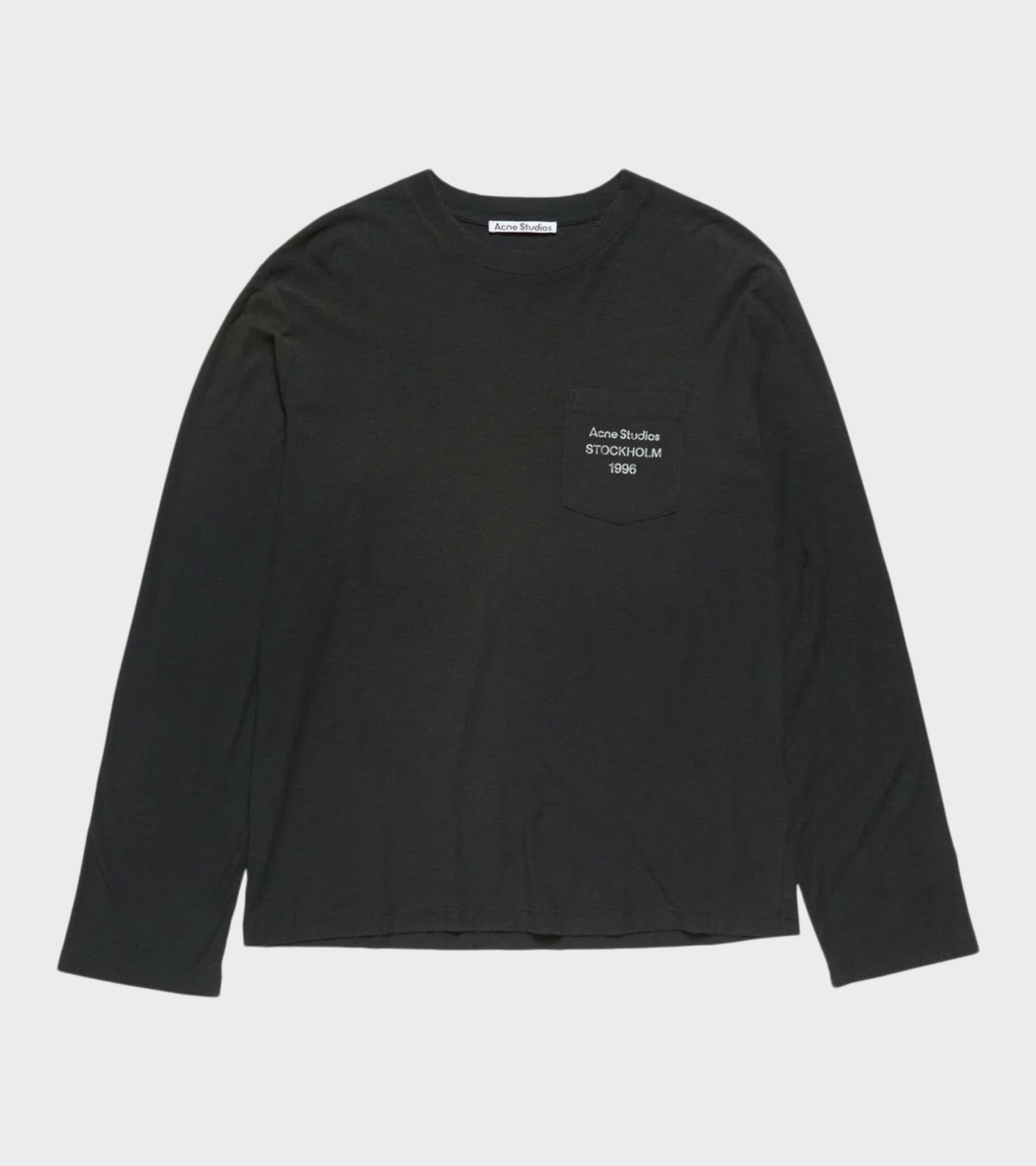 L/S Logo T-shirt Faded Black