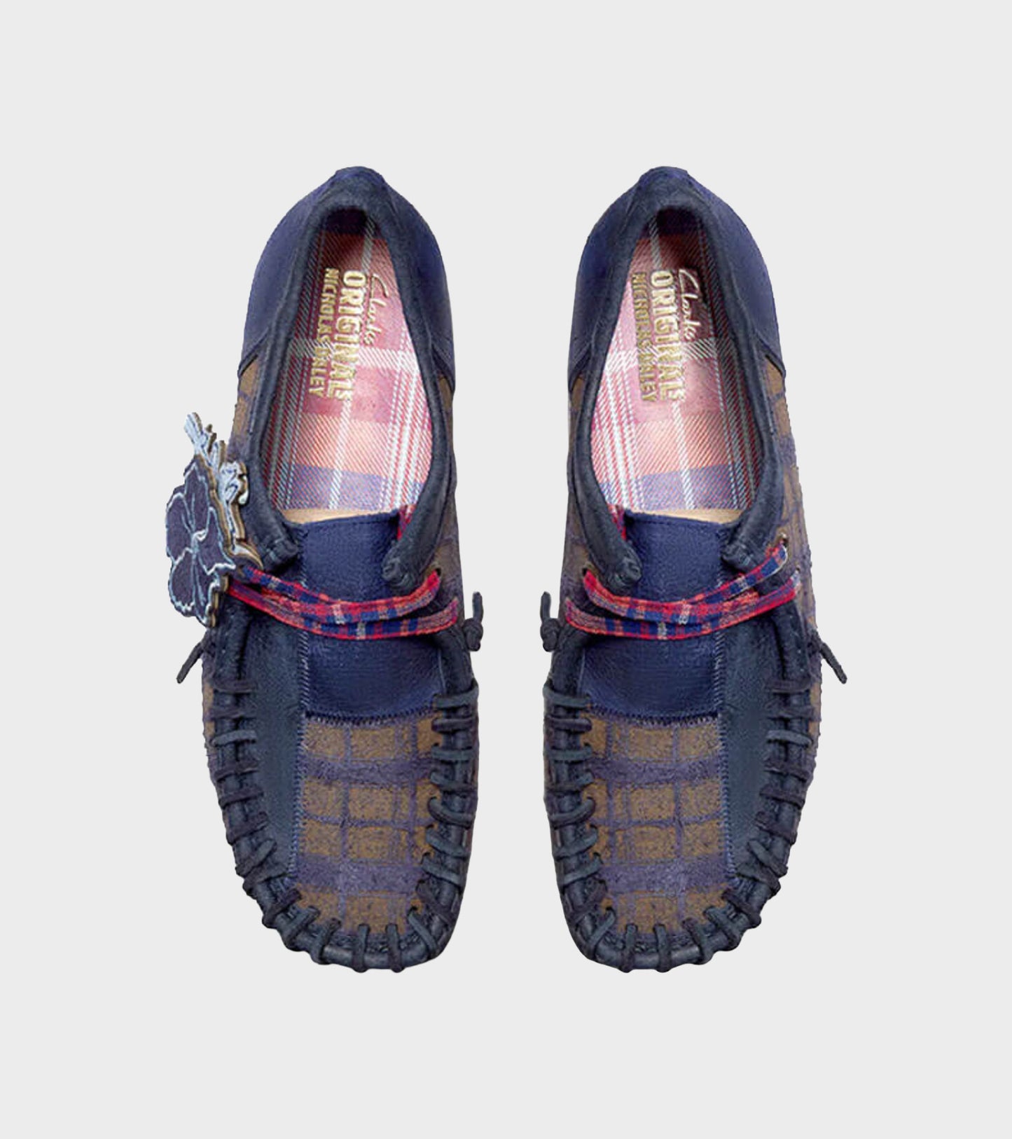 X Nicholas Daley Wallabee Navy Combi