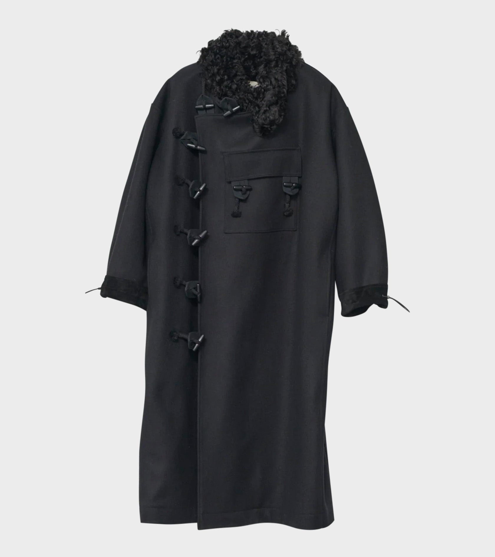 Hainsworth Wool Officer Coat Black – Dr. Adams