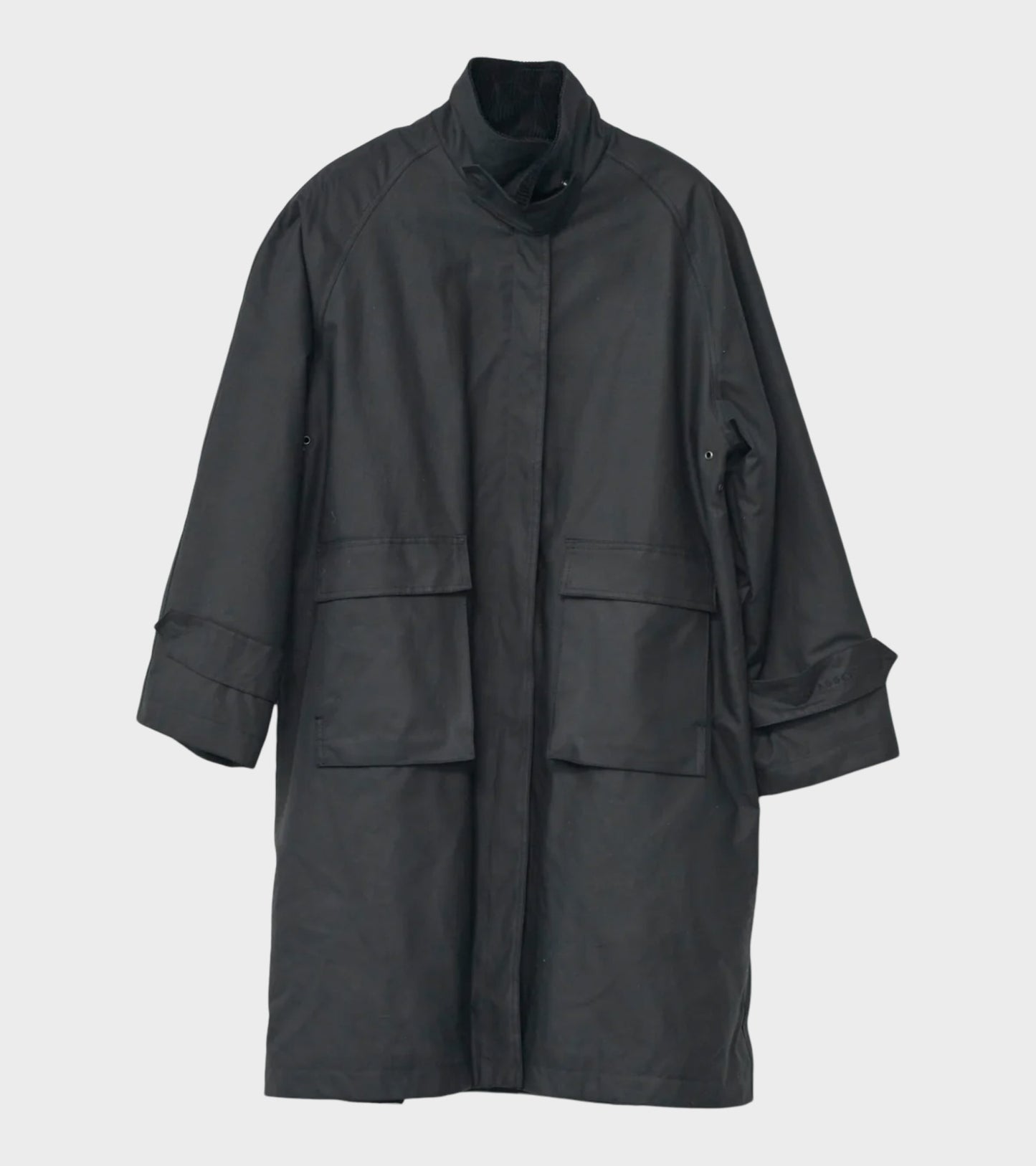Oilskin Coat Black