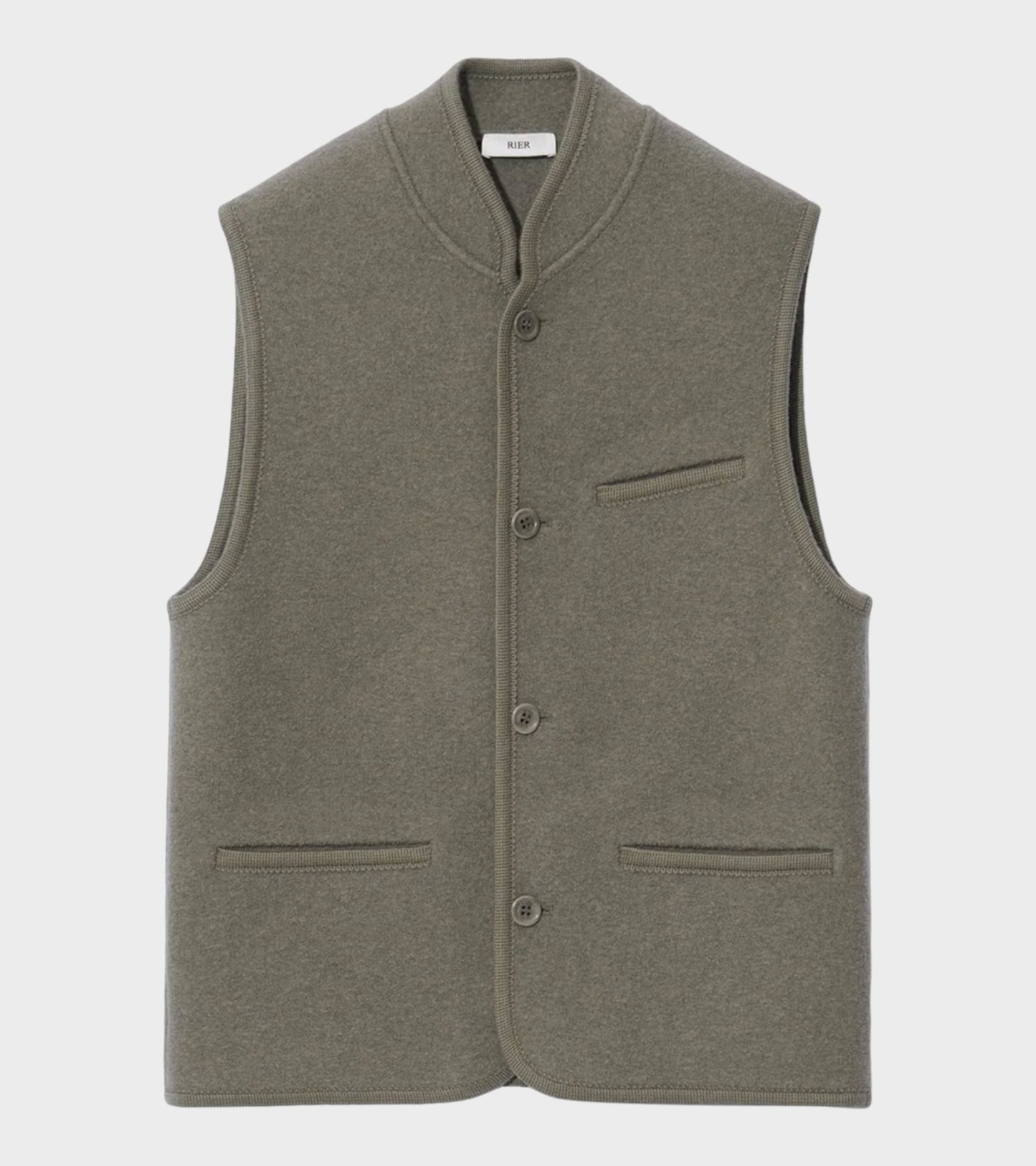 Walker Felted Vest Camoscio