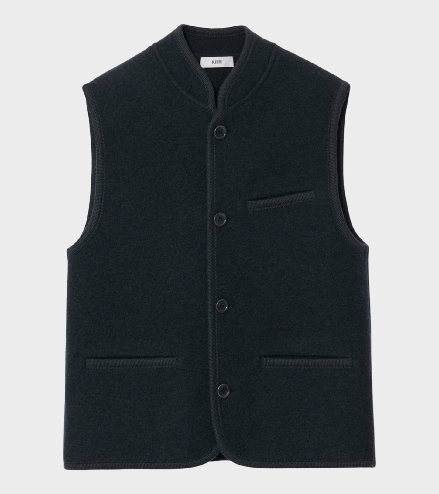 Walker Felted Vest Plombe