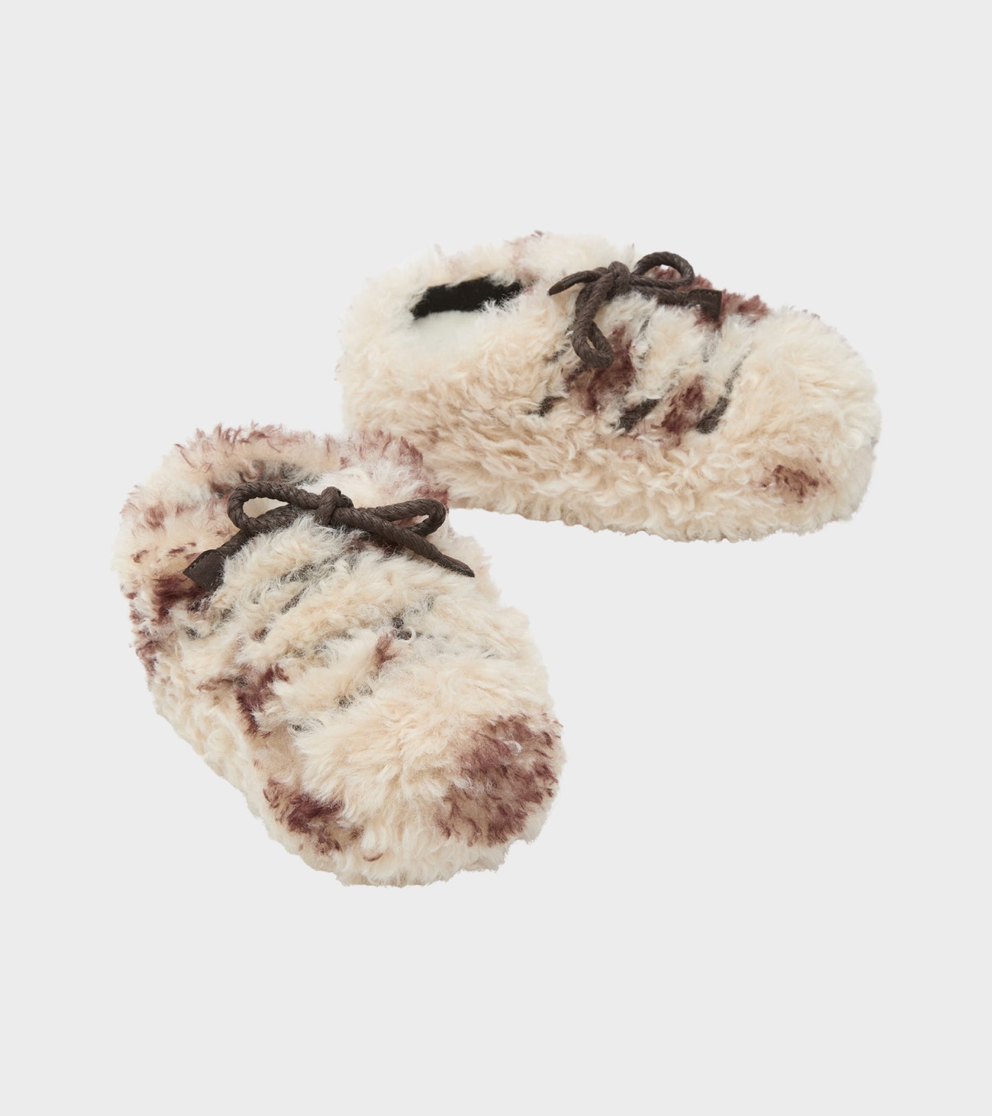 EVX Curly Mules Cow Print