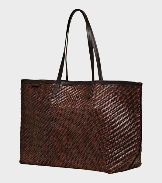 Isai Twill Shopper Bag Umber