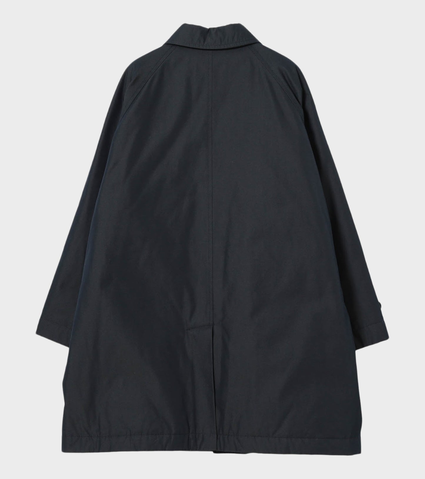 Cotton Blend Coat Dark Navy