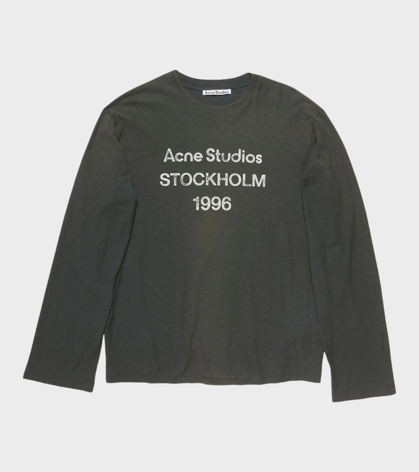L/S Logo T-shirt Faded Black