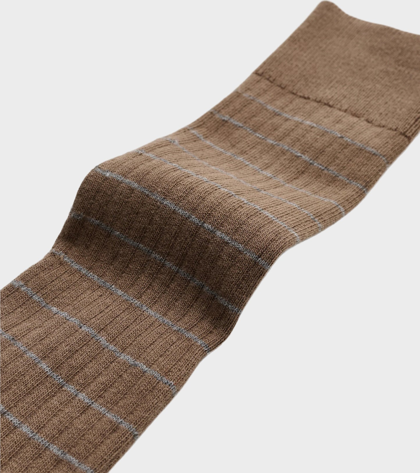 Cotton Long Socks Mix Chestnut