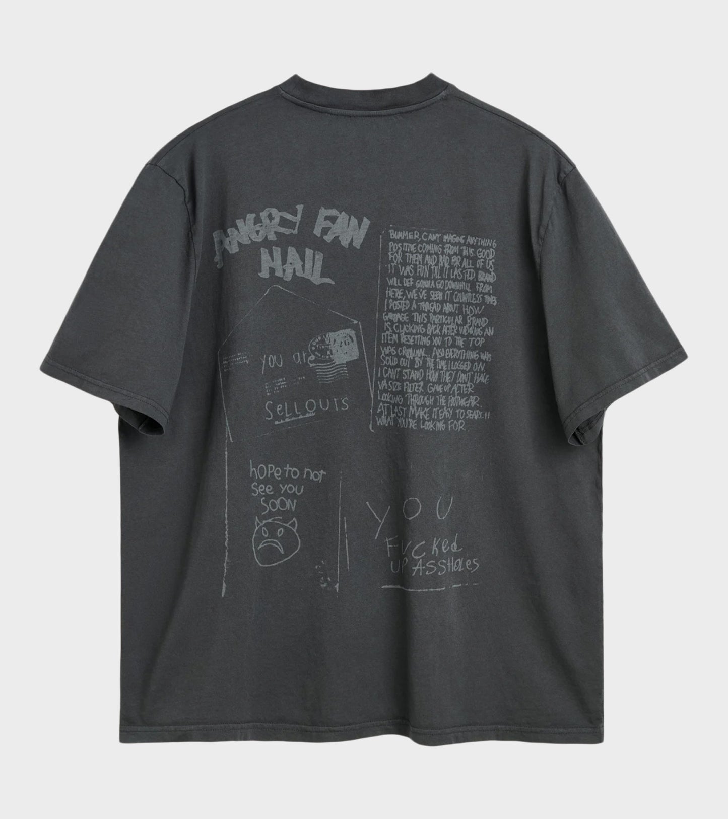 Box T-shirt Angry Fan Mail Print