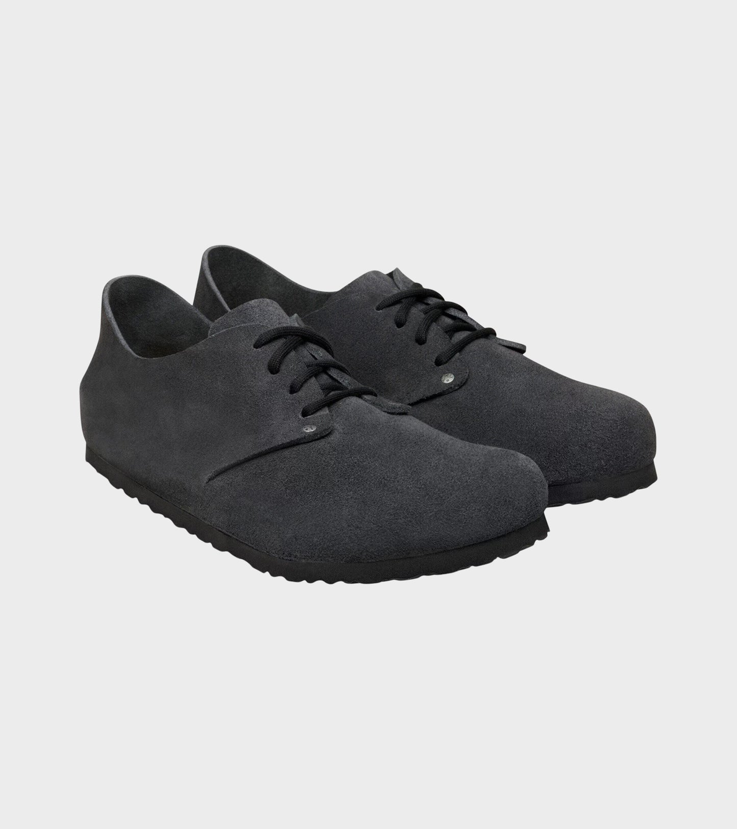 Maine Suede Leather Charcoal