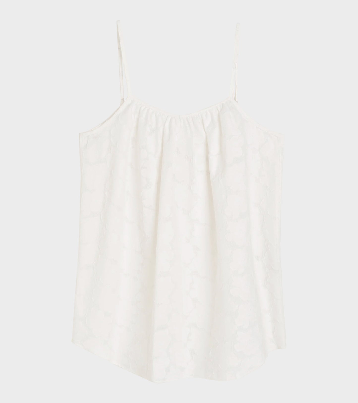 Strap Top Laceflower White