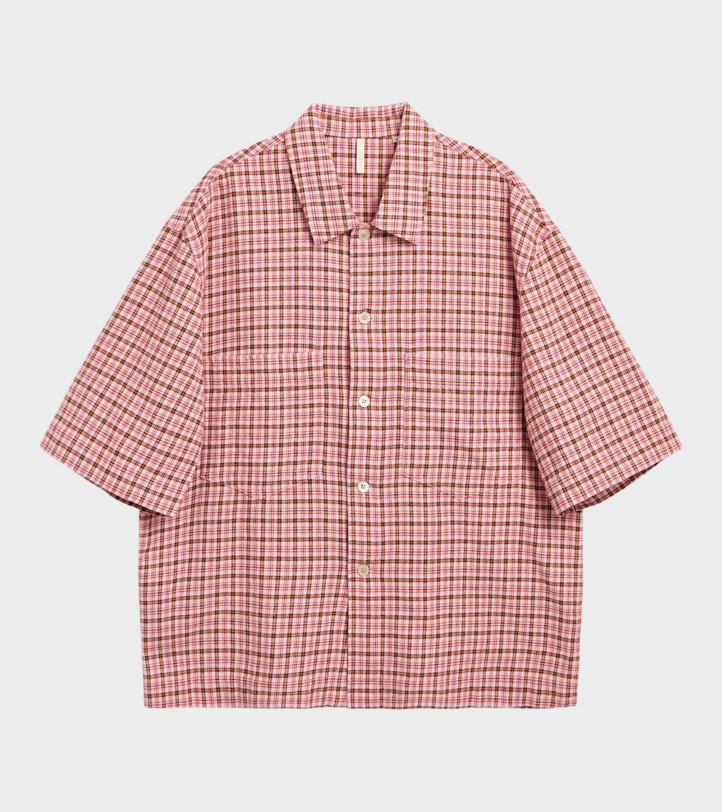 Adam Over Shirt Pink Check