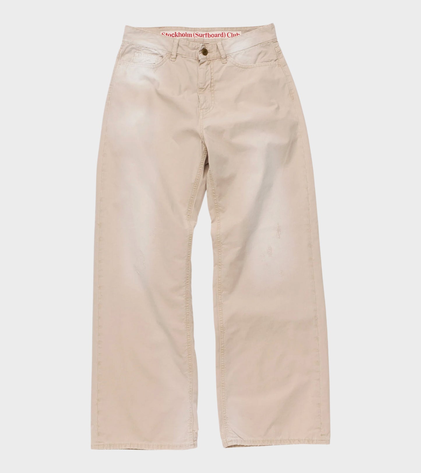 Ralf Cotton Chino Trousers Beige