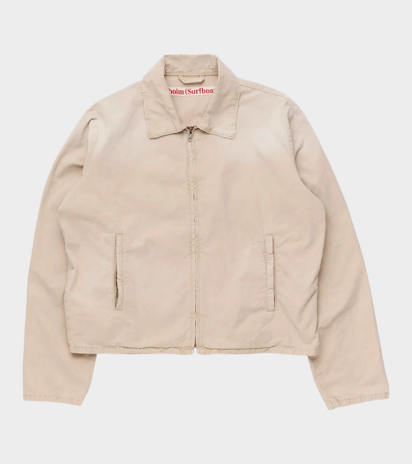 Phil Cotton Logo Jacket Beige