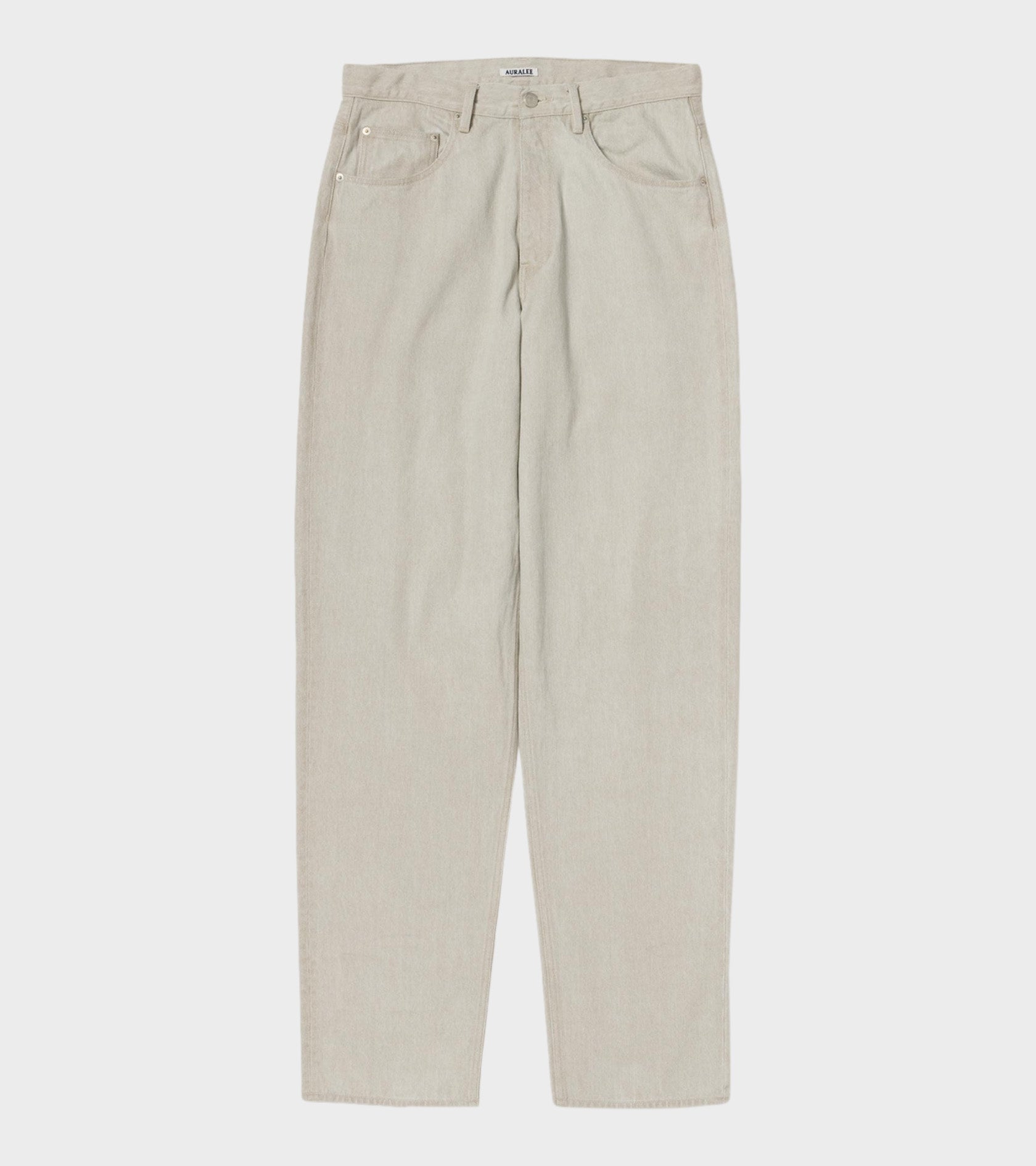 Faded Hard Twist Brown Denim Wide Pants Light Grey – Dr. Adams