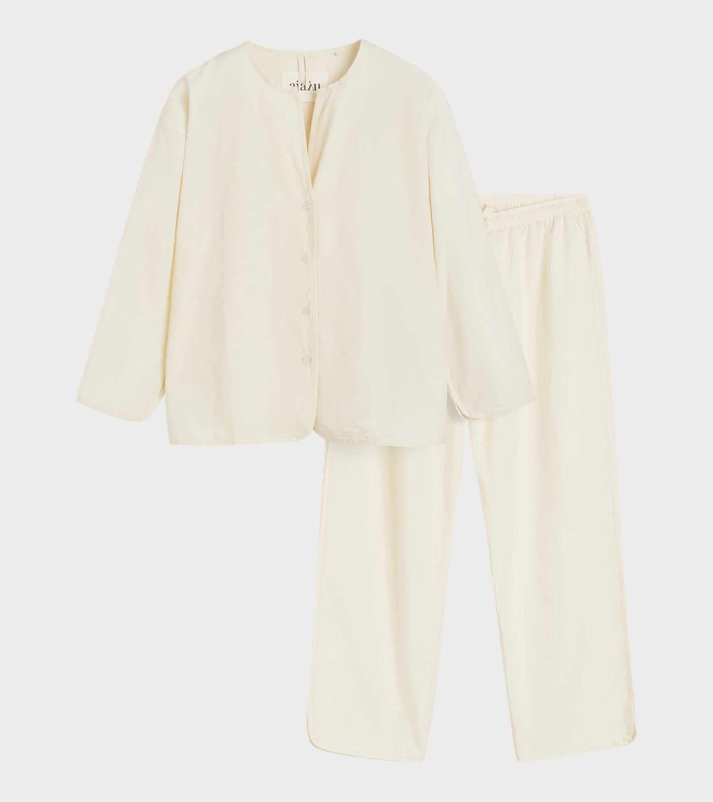 Pyjamas Poplin Pure Ecru