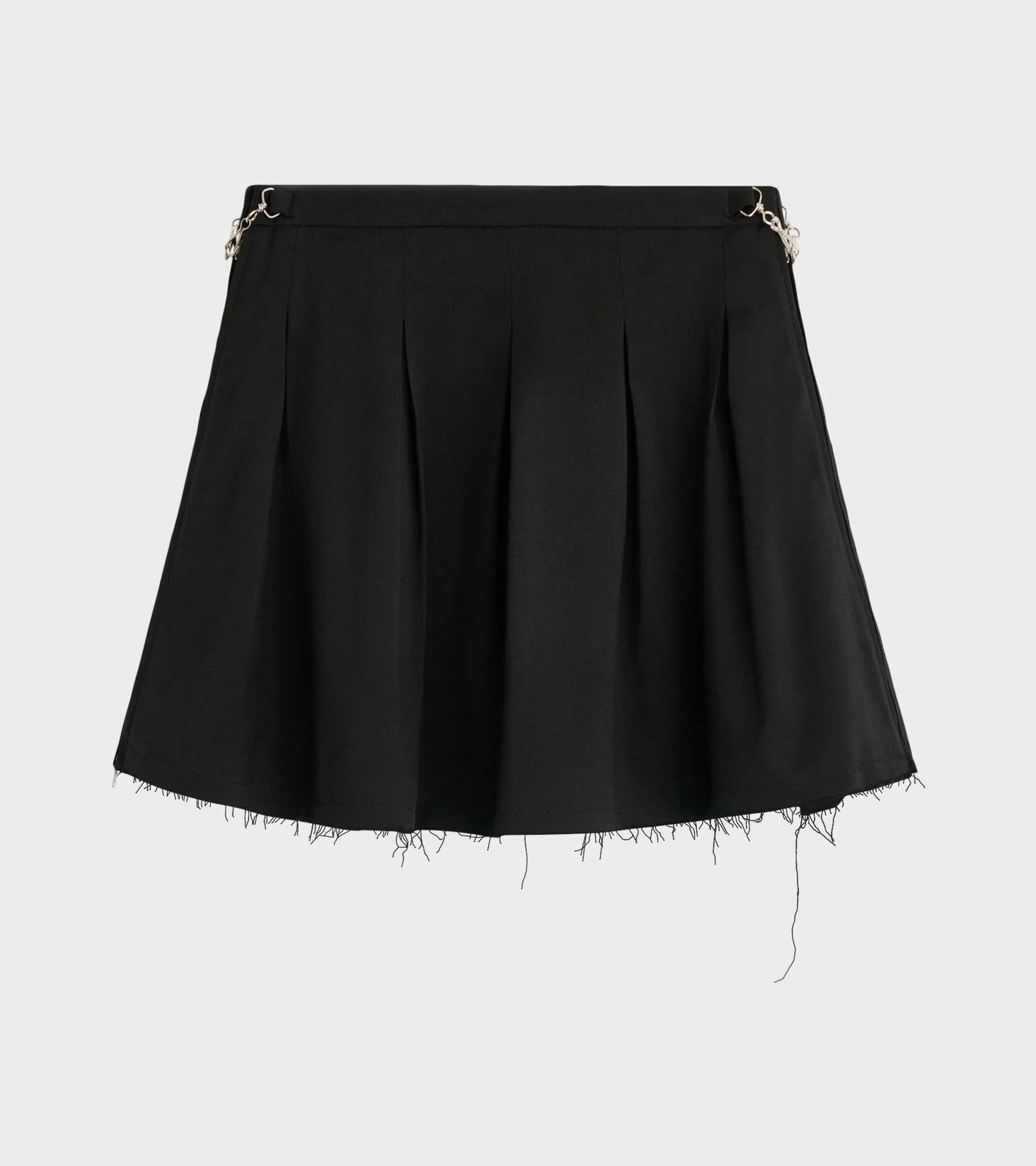 Object Skirt Black Worsted Wool