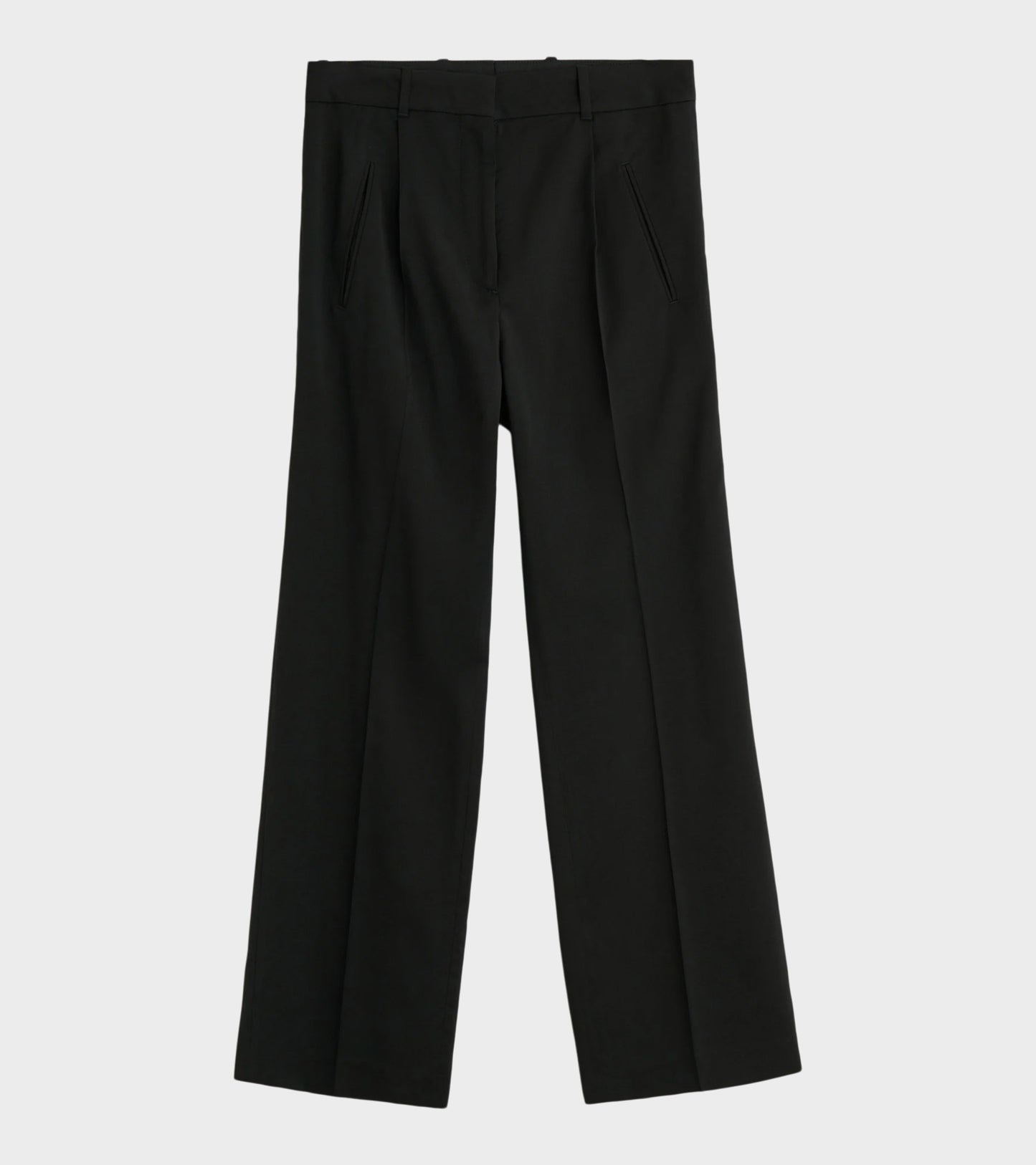 Universe Trouser Black Worsted Wool