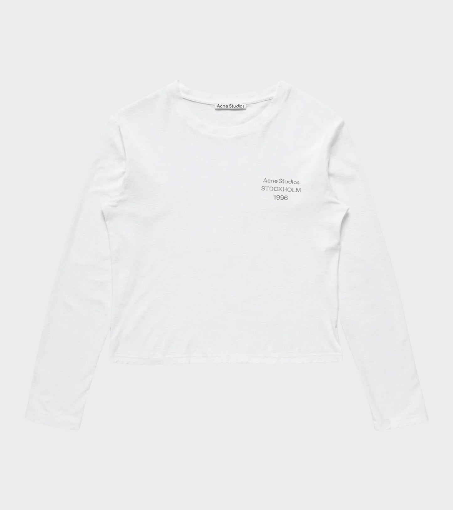 Distressed Logo L/S T-shirt Off-white
