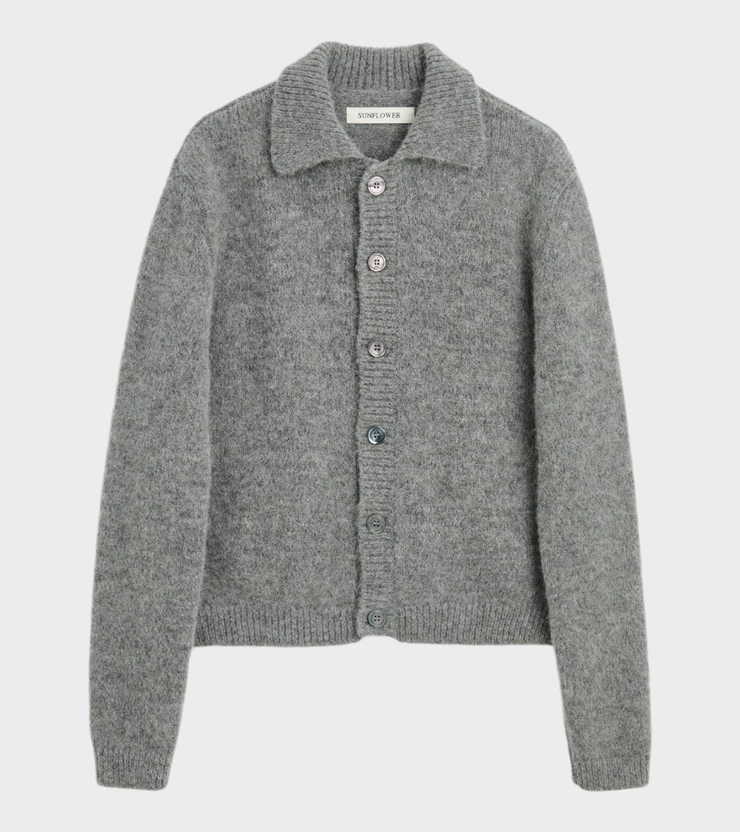 Alpaca Cardigan Grey