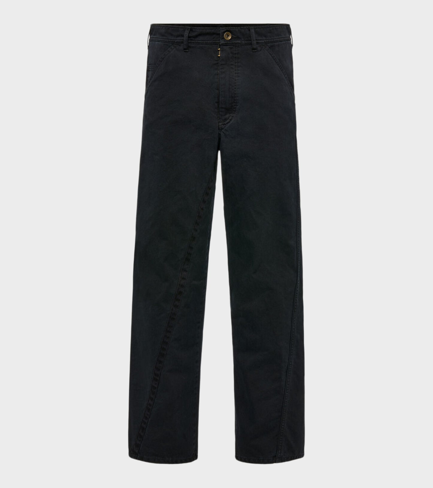 Cotton Trousers Black