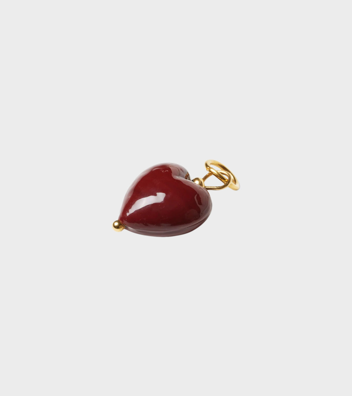 Uma Pendant Red Jasper Gold