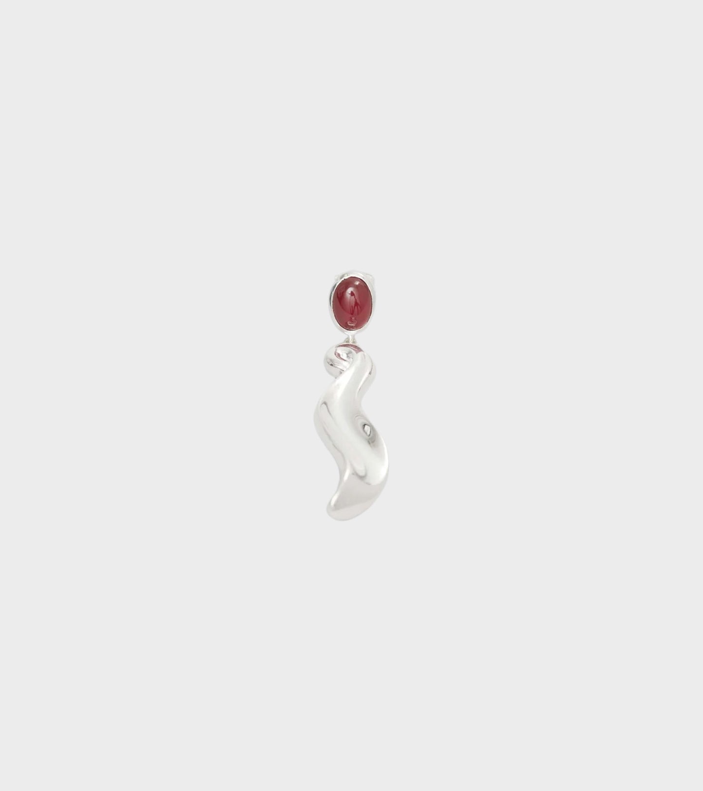 Journey Earring Left Silver