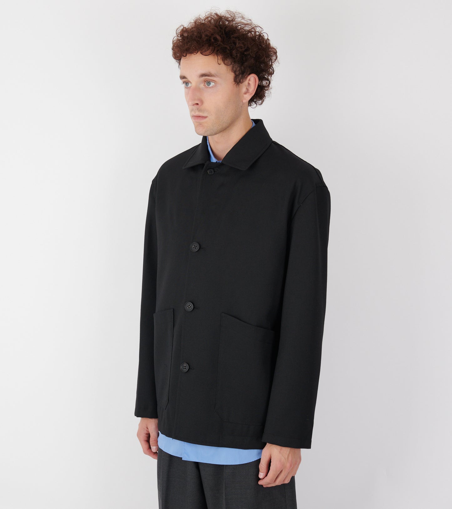 Wool Blazer Black