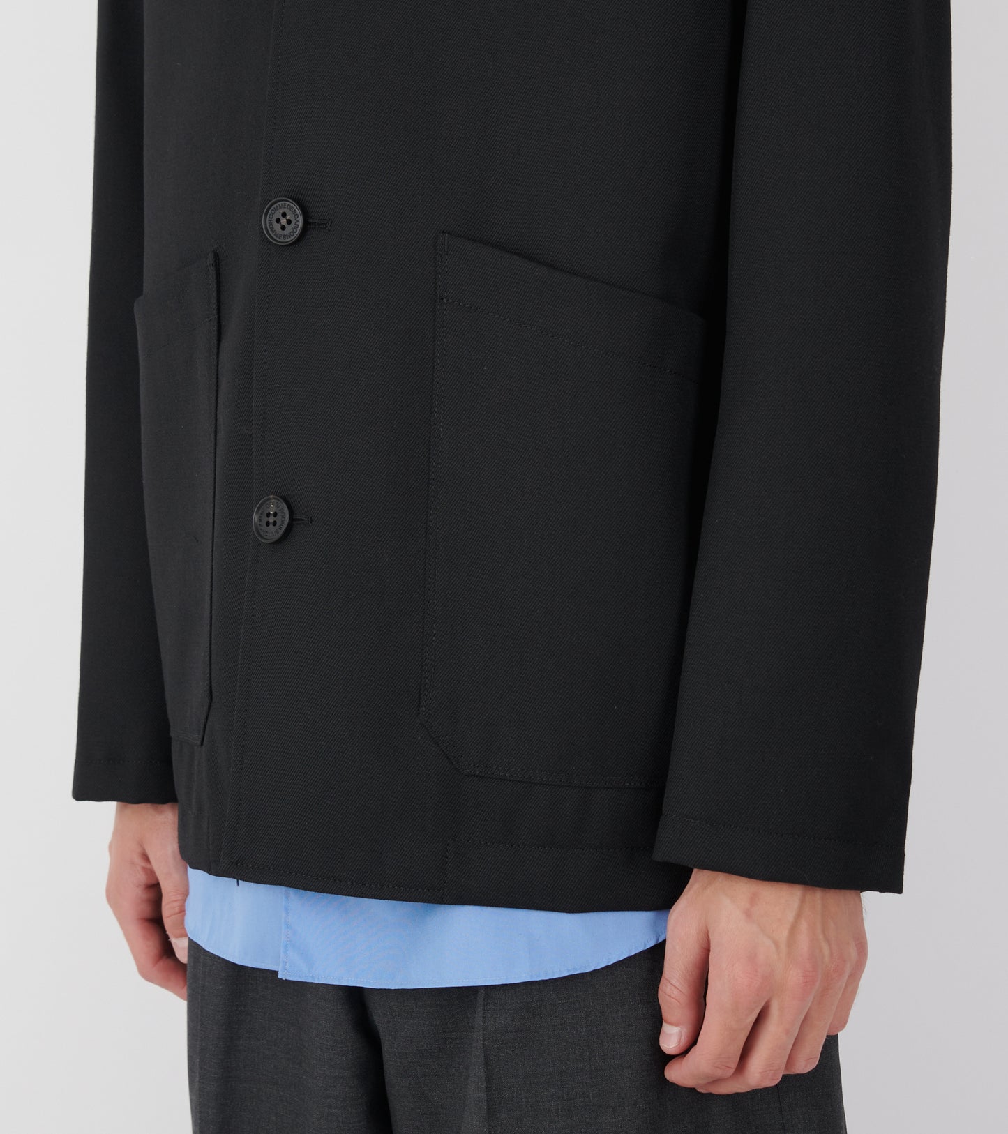 Wool Blazer Black