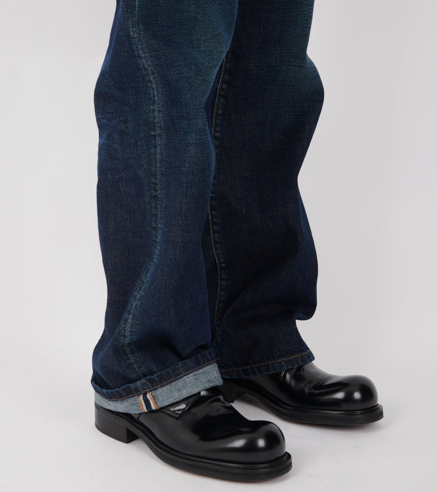 Vega Selvedge Denim Jeans Blue Scuro