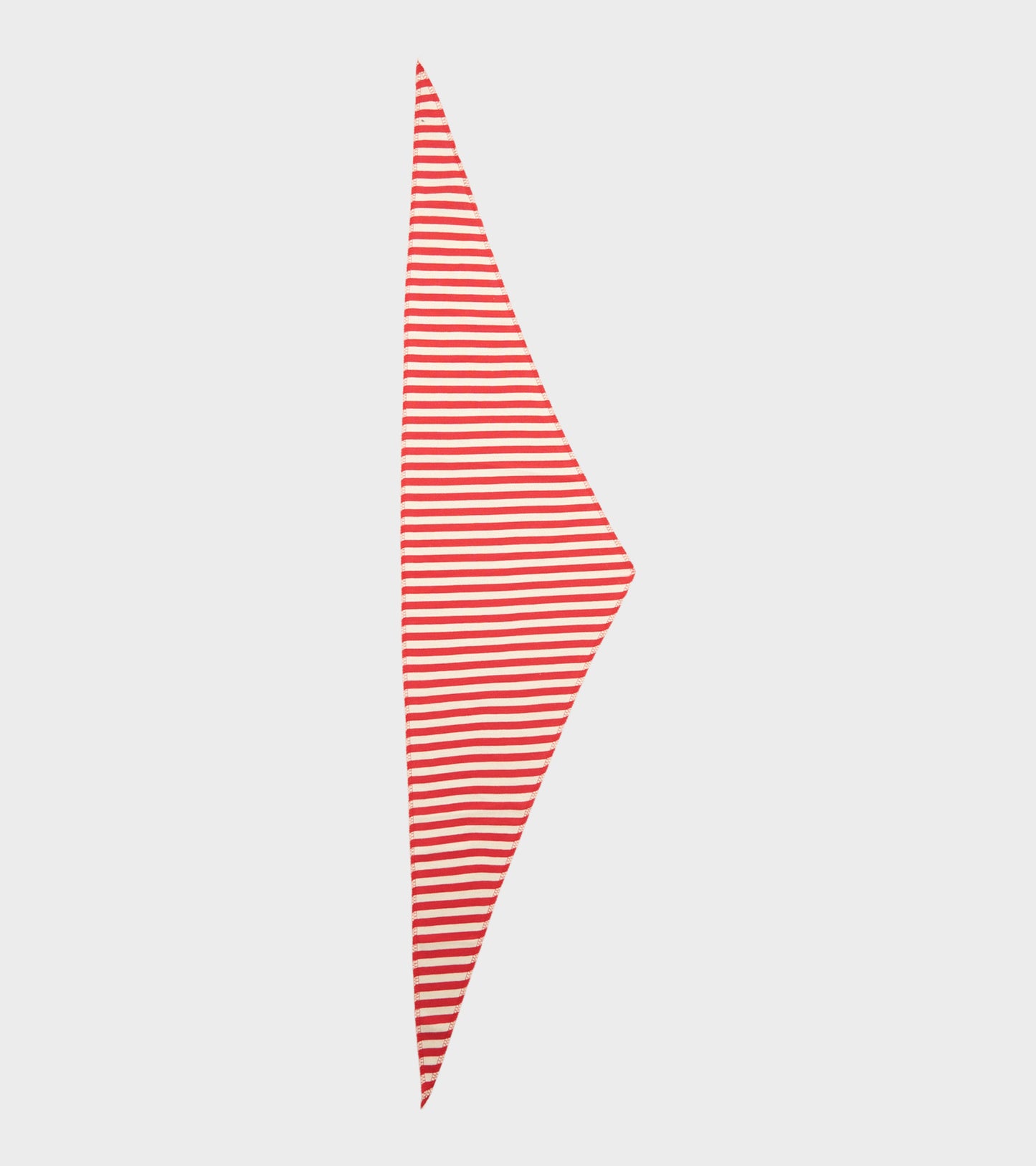 Scarf Triangle Red/Ecru