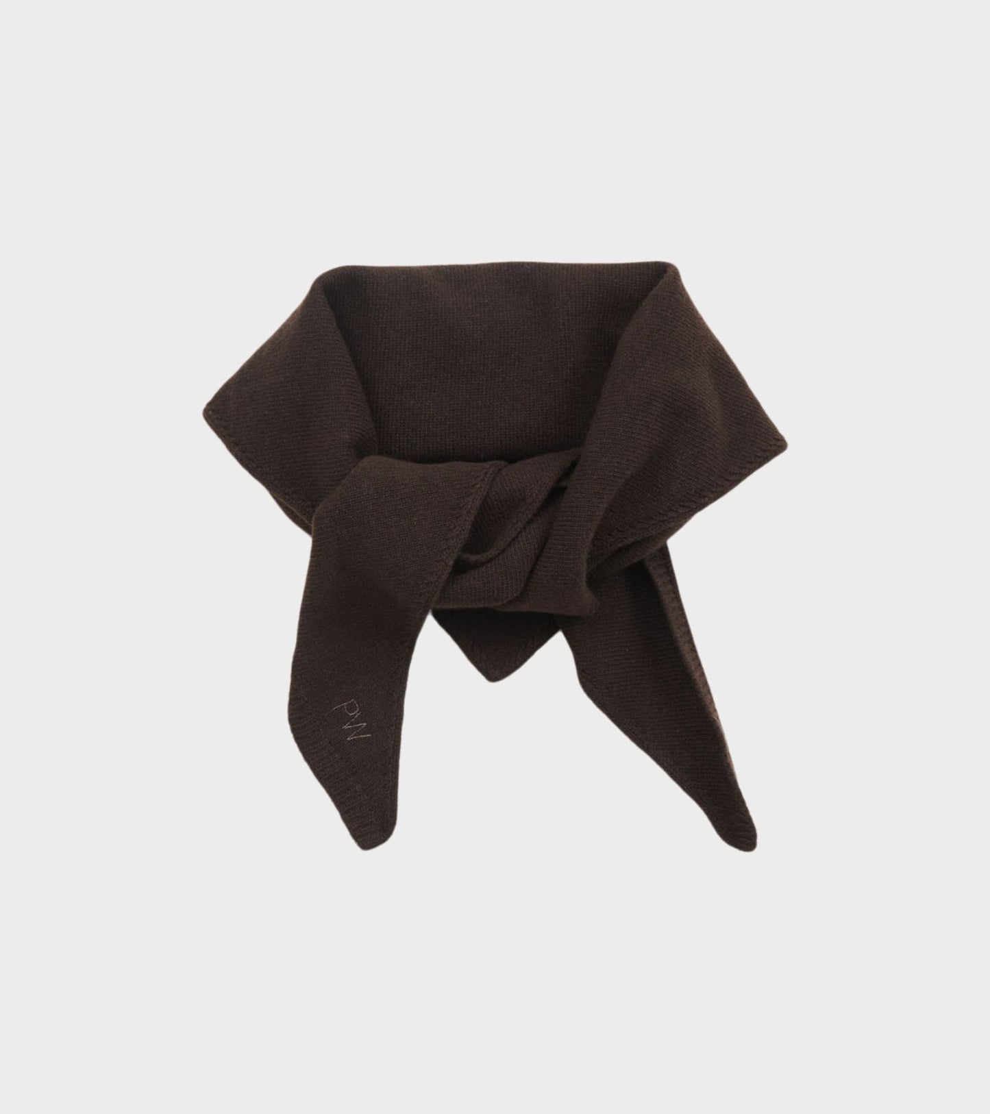 Prima Wool Triangle Scarf Taupe
