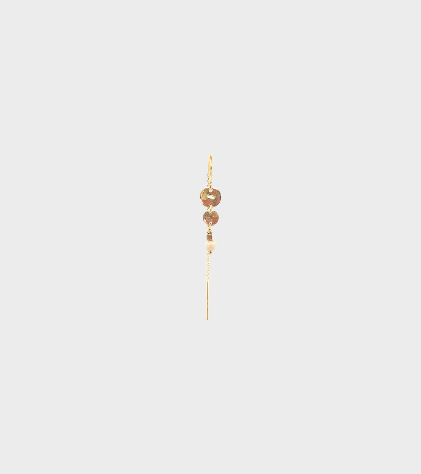 Lula Earring Cream Riverstone
