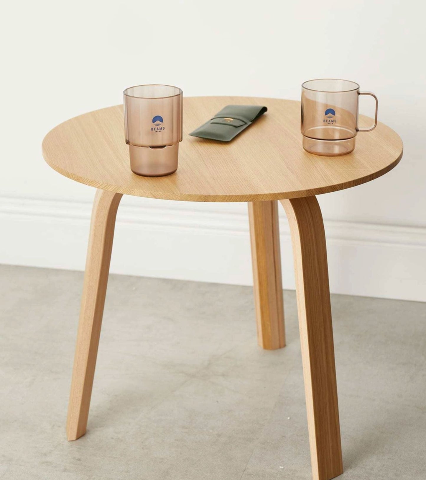 Stacking Cup Clear Brown/Navy